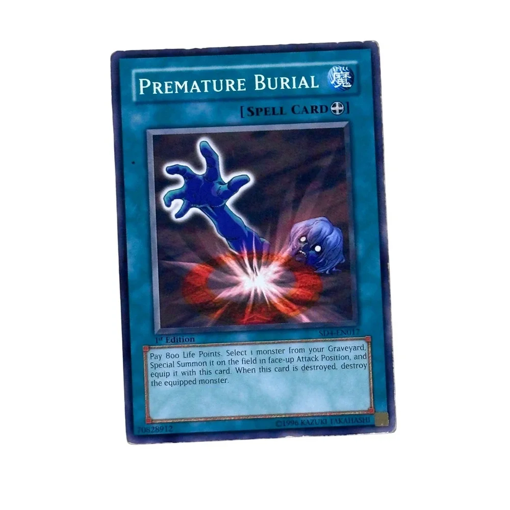 Yu-Gi-Oh! Trading Card Game Premature Burial‎ SD4-EN017 1st Edition